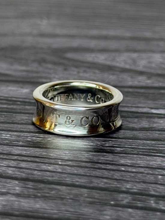 Tiffany & Co. Jewelry - Tiffany & Co. Sterling Silver Ring | Engraved Band Ring | Size 4.5 | Minimalist